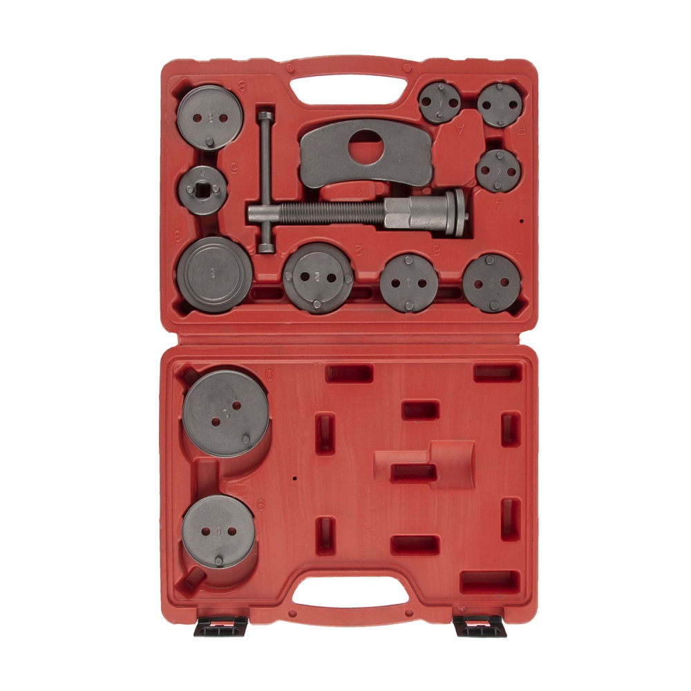 WDK-214380 Приспособление для утапливания поршней тормозного цилиндра набор 12 предметов Wiederkraft