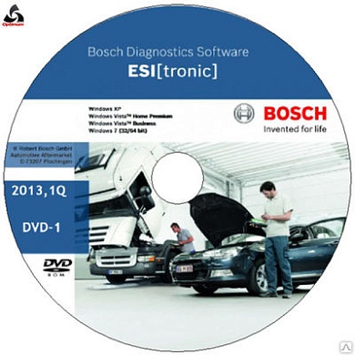 1987P12401 Программное обеспечение Bosch Esi Tronic TRUCK основная на 12 месяцев