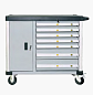 Тележка инструментальная 7 ящиков WDK-907Е WiederKraft 